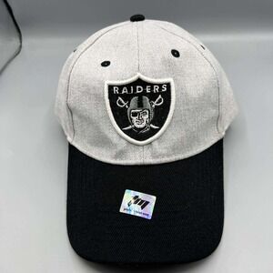 Las‎ Vegas Raiders Hat Men Gray Black Embroidered Tami Strap Back Cap
